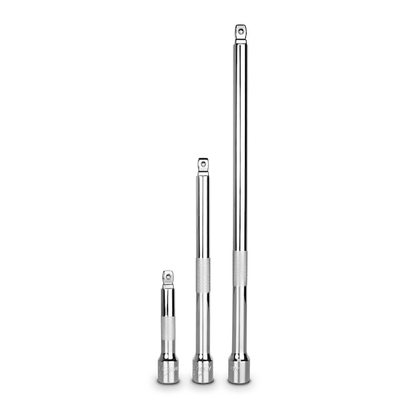 1/2 in Drive 5, 10, 15 in Wobble Extension Bar Set, 3 pcs